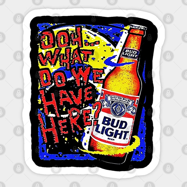 Beer Bottle - What Do We Have Here? Sticker by nicklower